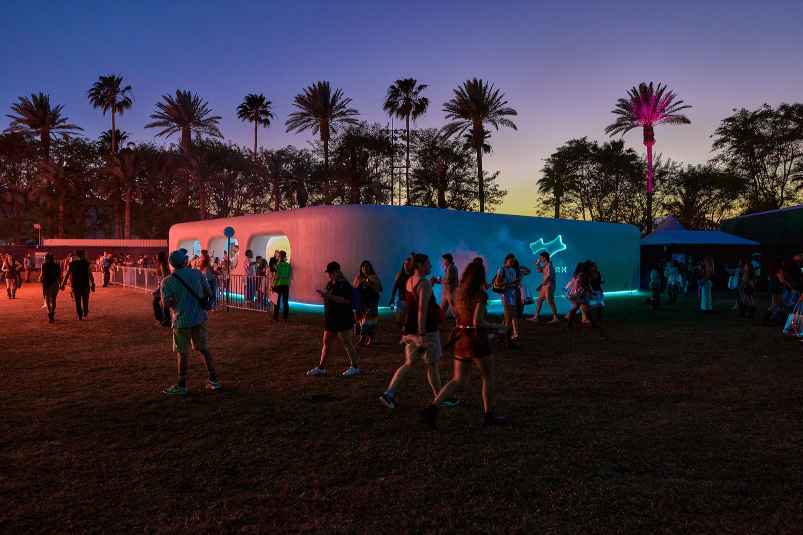 Skylrk and Justin Bieber activation at Coachella 2026
