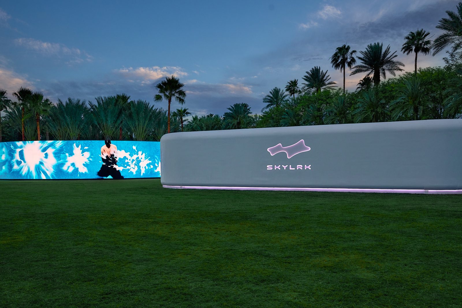 Skylrk and Justin Bieber activation at Coachella