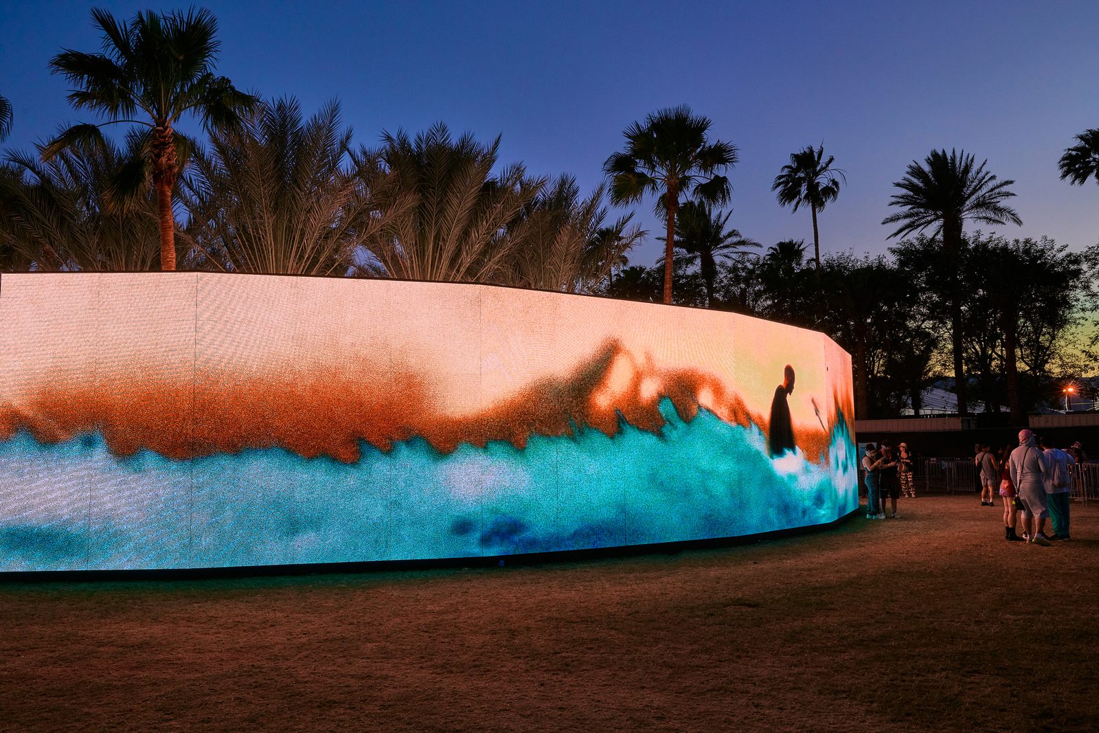 Skylrk and Justin Bieber activation at Coachella